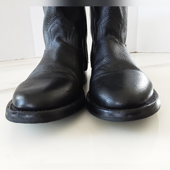 DALTON Pebble Leather Round Toe Roper Western Boots Sz. 9.5 - Picture 7 of 11